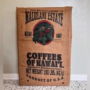 Hawaiian Malulani Coffee Bean Bag
